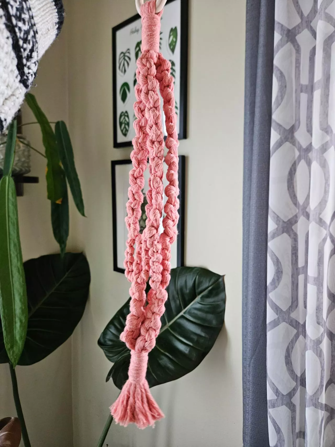 plant/Macrame chunky 4" hanger-1