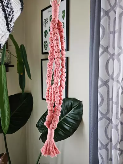 plant/Macrame chunky 4" hanger-1-thumbnail