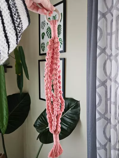 plant/Macrame chunky 4" hanger-0-thumbnail