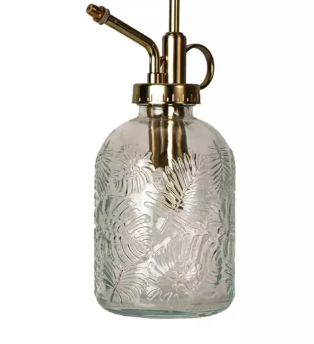 plant/Leaf engraved glass plant mister-1