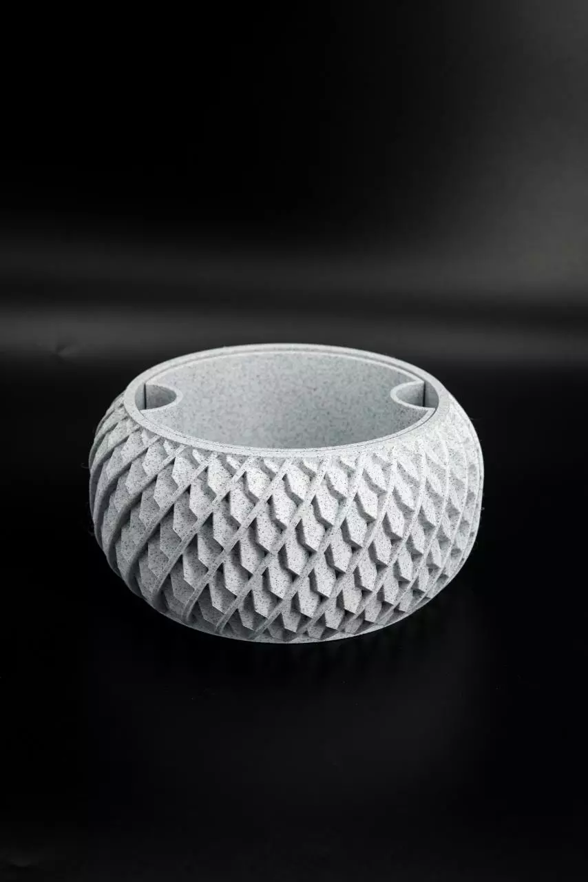 plant/Evlar 6in Self-watering pot - Oreo Marble-0