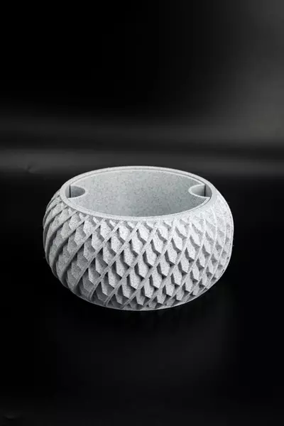 plant/Evlar 6in Self-watering pot - Oreo Marble-0-thumbnail