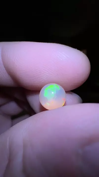 plant/Iridescent Ethiopian Welo Opal Sphere (2.05 carats)-0-thumbnail