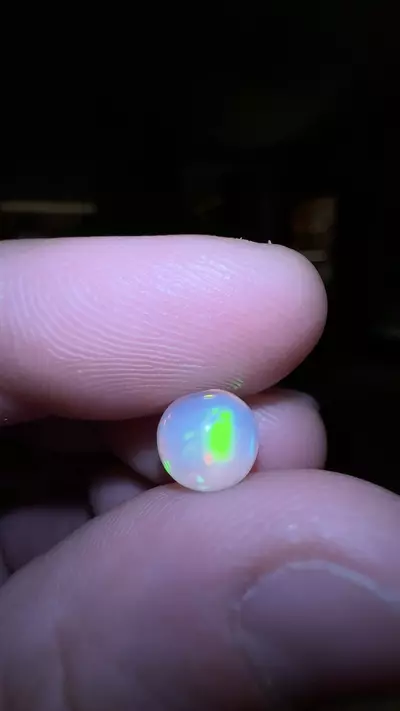plant/Iridescent Ethiopian Welo Opal Sphere (2.13 carats)-0-thumbnail