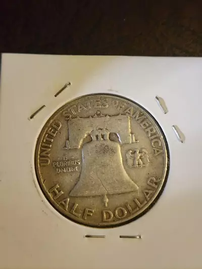 plant/1959 D Franklin Half Dollar 90% Silver-1-thumbnail