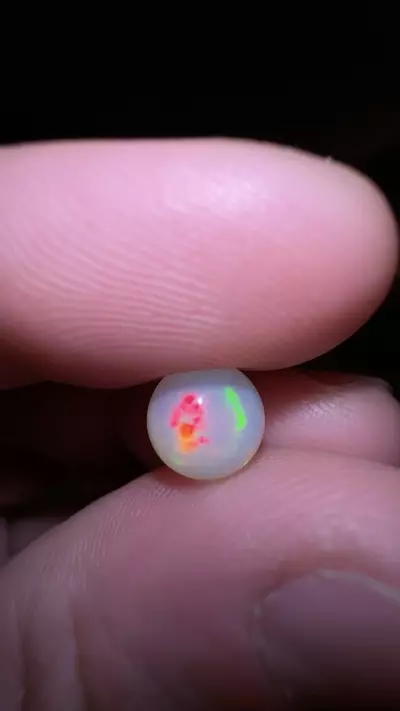 plant/Iridescent Ethiopian Welo Opal Sphere (2.10 carats)-0-thumbnail