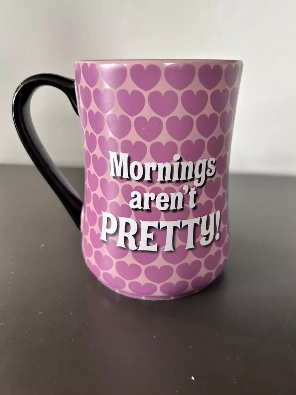 plant/Disney Parks Exclusive Minnie Mouse Mug Pink Black 5.5 Inch Ceramic Collectible-1