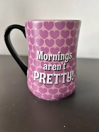 plant/Disney Parks Exclusive Minnie Mouse Mug Pink Black 5.5 Inch Ceramic Collectible-1-thumbnail