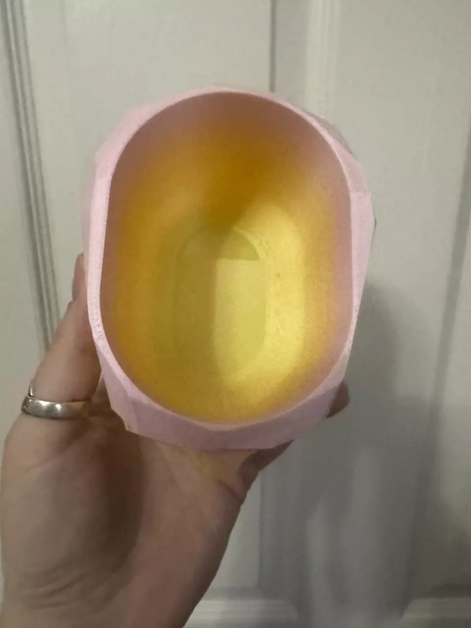 plant/2.5x3.5” Low Polly skull pot 1-1