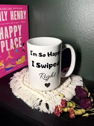 plant/Heart Coaster | Macrame Coaster | Choose your color-2-thumbnail