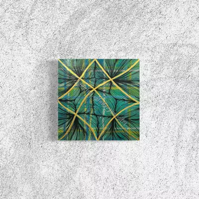 plant/“Geometric Abstract” 8x8” original painting-0-thumbnail