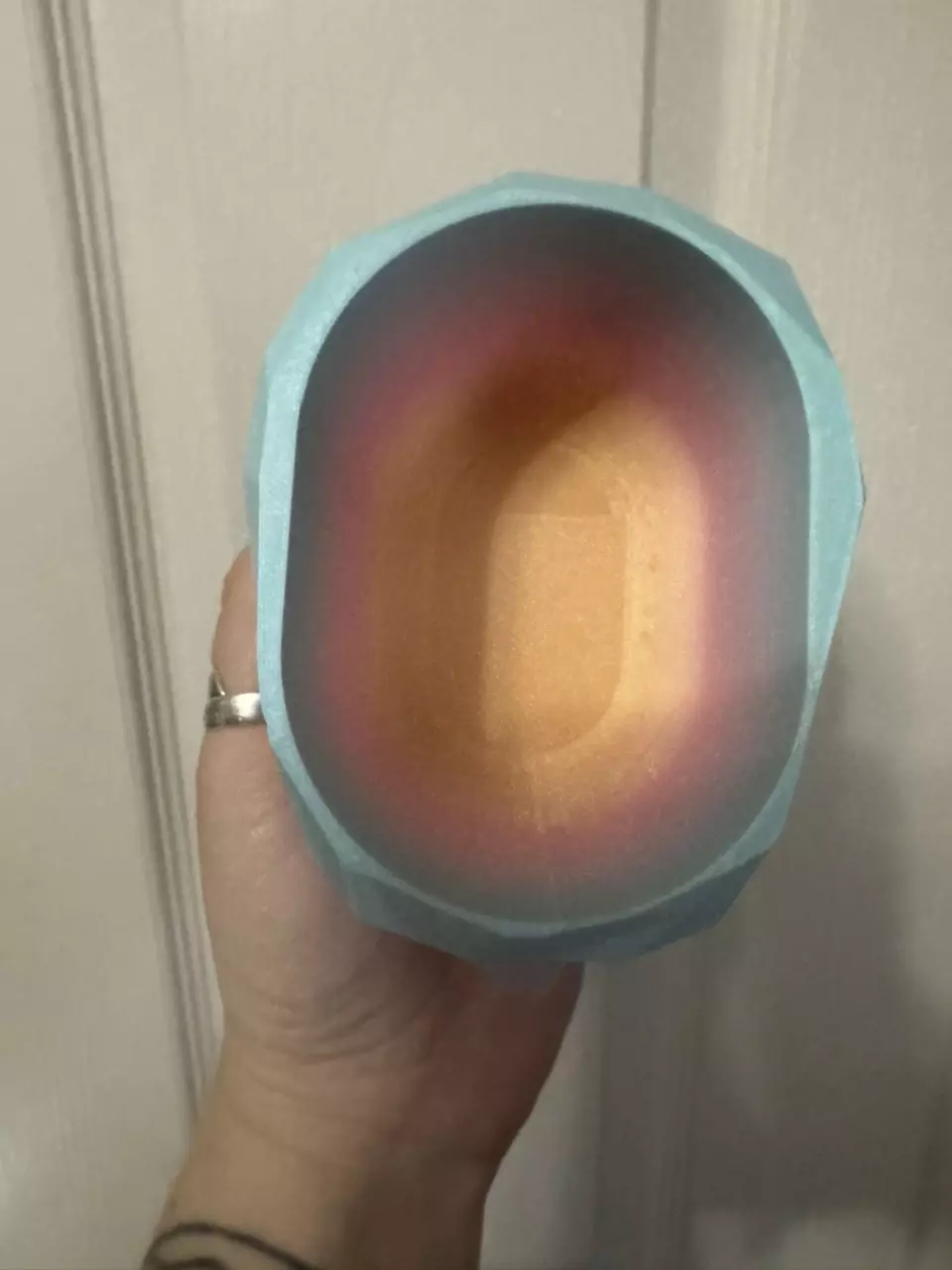 plant/2.5x3.5” low polly skull pot 3-1