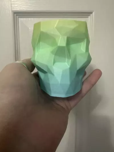 plant/2.5x3.5” low polly skull pot 2-0-thumbnail