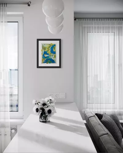 plant/“Floral Abstract 2” 12x9” original painting-1-thumbnail