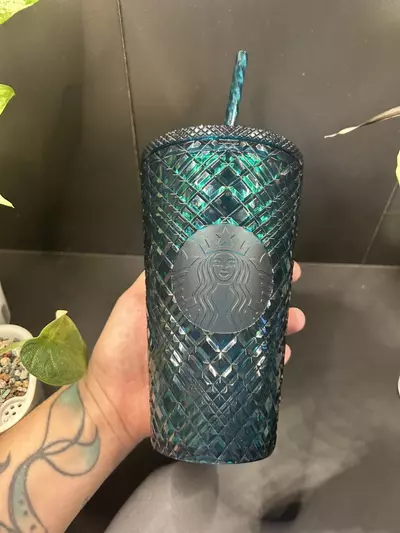 plant/STARBUCKS SPRING 2021 EMERALD GREEN 16OZ TUMBLER-2-thumbnail