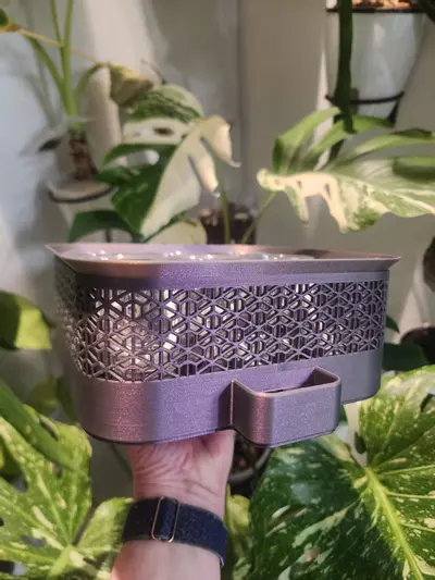 plant/Plum galaxy (color shifting) vacation tray with clear cups-0-thumbnail