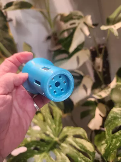 plant/Blue silk vacation tray with 3d printed cups-2-thumbnail