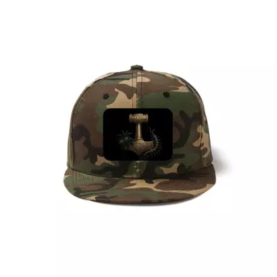plant/Bifrost Constrictors Camo Metal buckle snapback hat-0-thumbnail