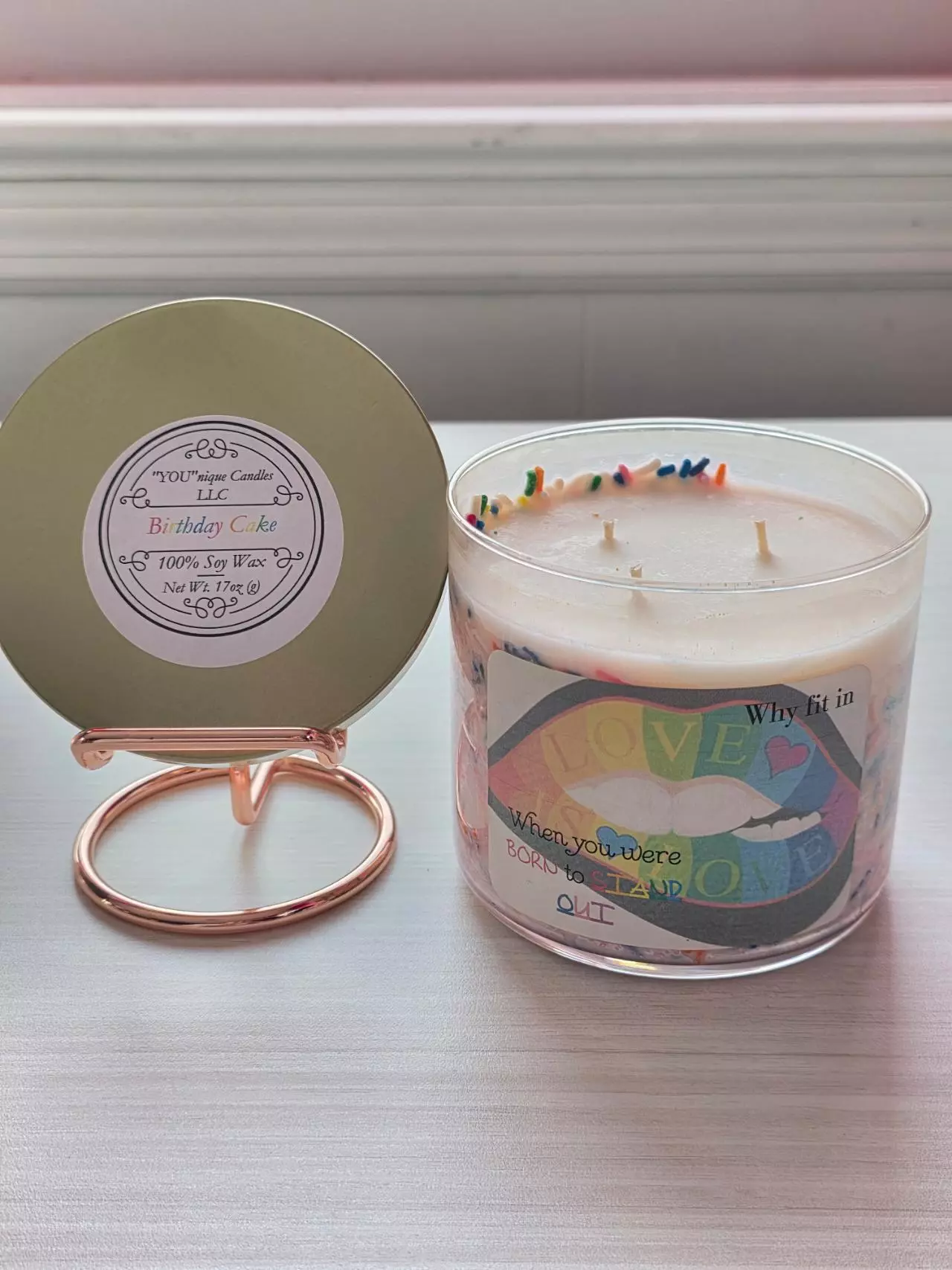 plant/Why fit in, when your born to stand out candle-0