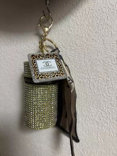 plant/Gold sparkly bag charm-0-thumbnail