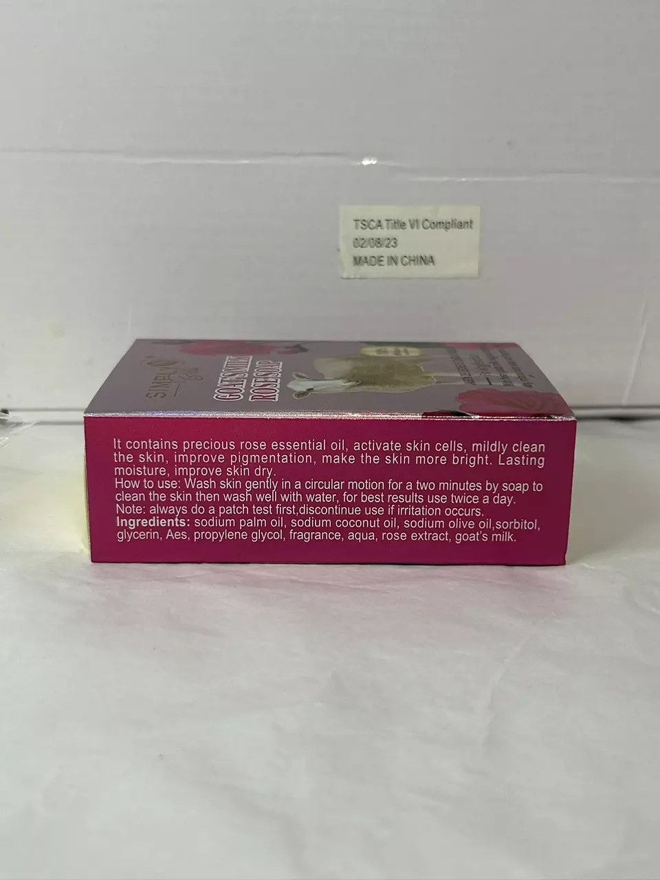 plant/Goat Mill Rose soap-2