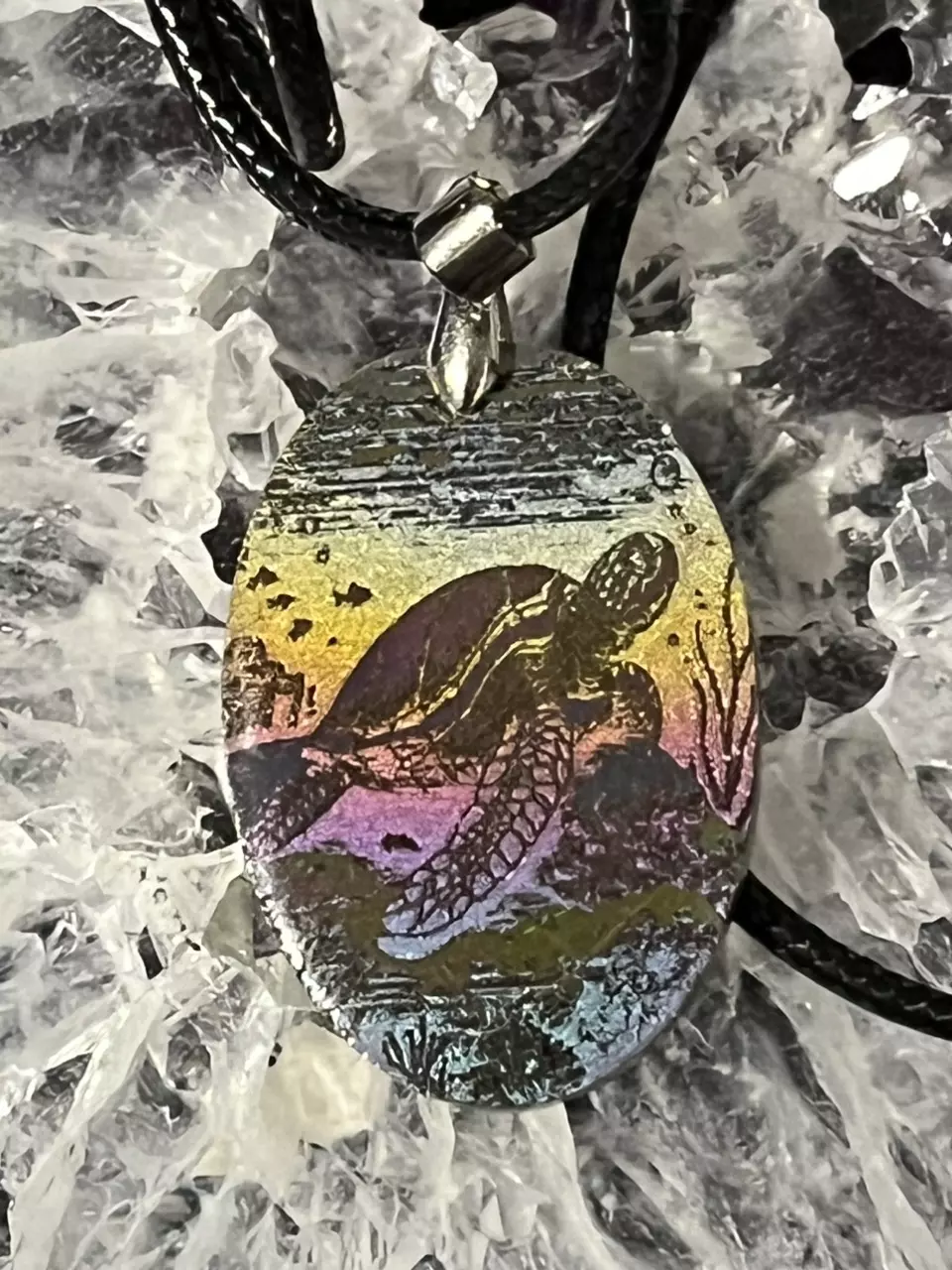 plant/Bismuth Turtle 🐢 Pendant w/vhain-0