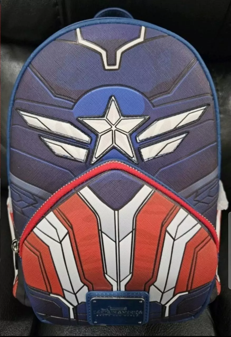 plant/NWT - Loungefly Backpack Captain America Brave New World-0