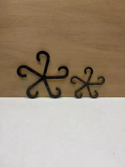 plant/4pk Sapphire Glitter Stem Support (1big, 3 small)-0-thumbnail