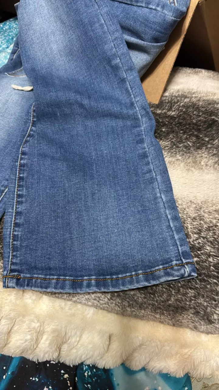 plant/Women preloved monkey ride jeans size 11/30.-1