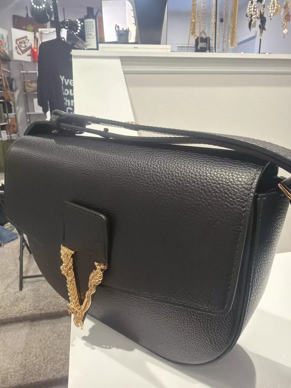 plant/Authentic Versace handbag… Like new!-2