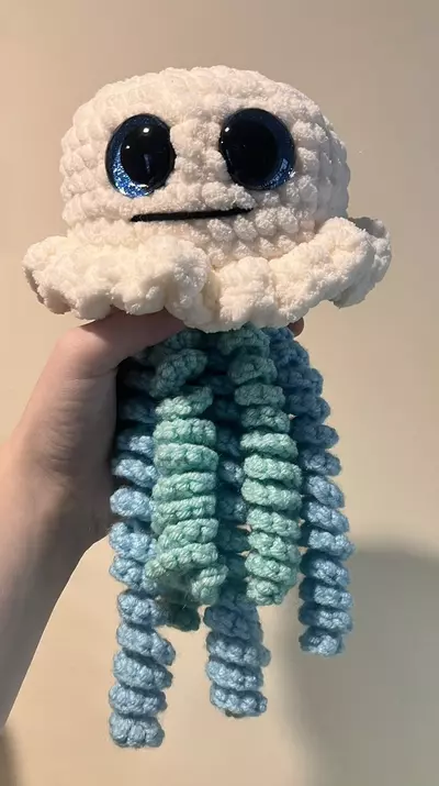 plant/✨Big Blue Crochet Jellyfish✨-0-thumbnail