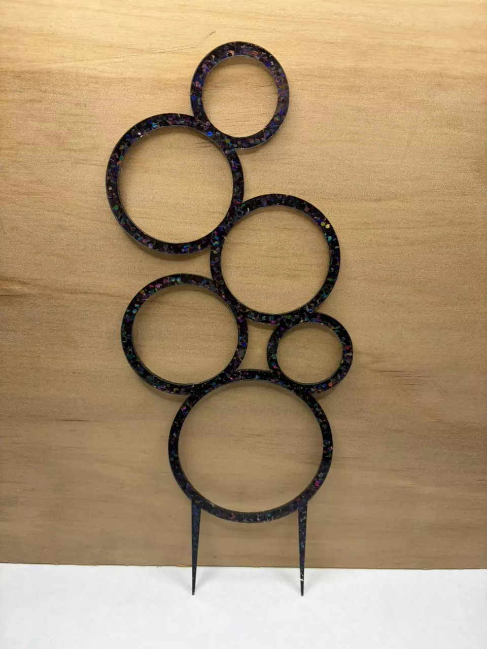 plant/2pk Sapphire Glitter 12” Bubble Trellis-0