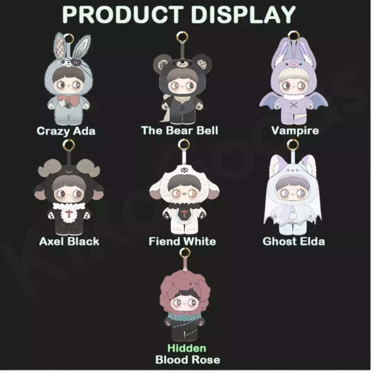 plant/Maymei Dark Forest Ghost Elda Plush Pendant-3