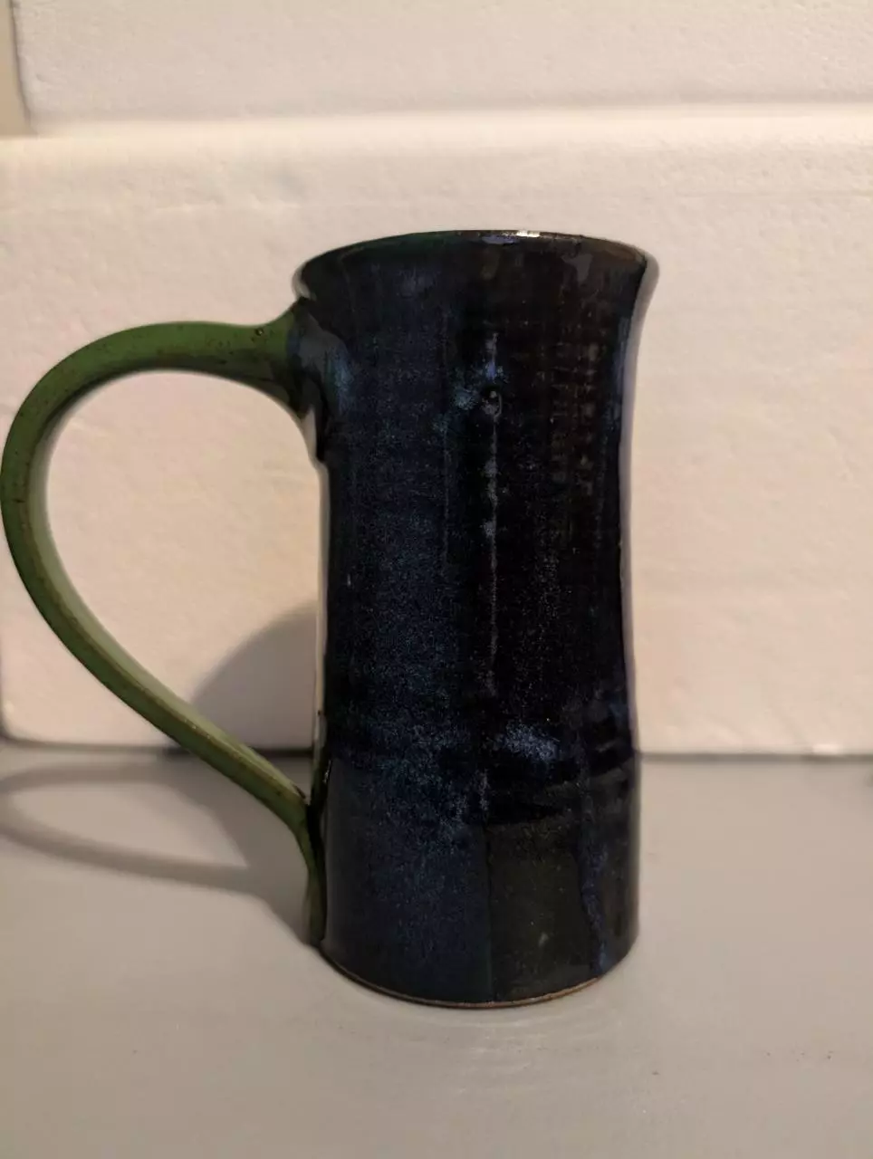 plant/Hand made pottery mug-0