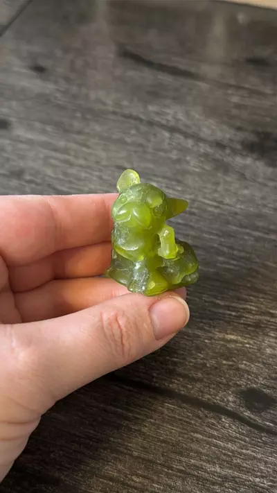 plant/$12 | Green Jade Frenchie Scratching-0-thumbnail