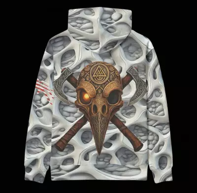 plant/Bifrost Constrictors white hoodie-1-thumbnail