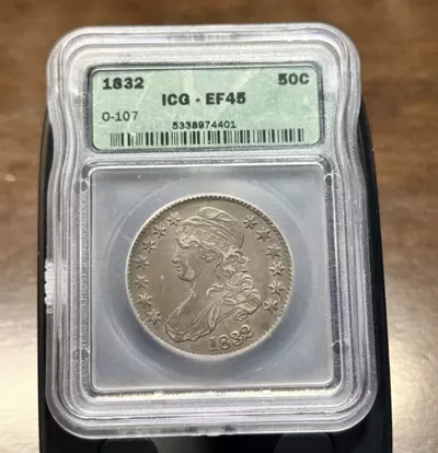 plant/1832 Bust Half Dollar ANACS XF45 O-103-0-thumbnail