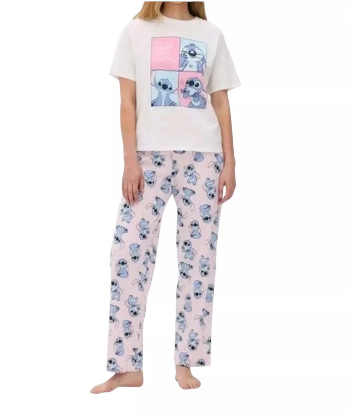 plant/Sz M Disney Lilo & Stitch Character Print Pajamas | Primark-0