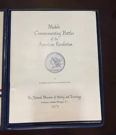 plant/America's First Medals, Battles of the American Revolution, 1973, Pewter-2-thumbnail