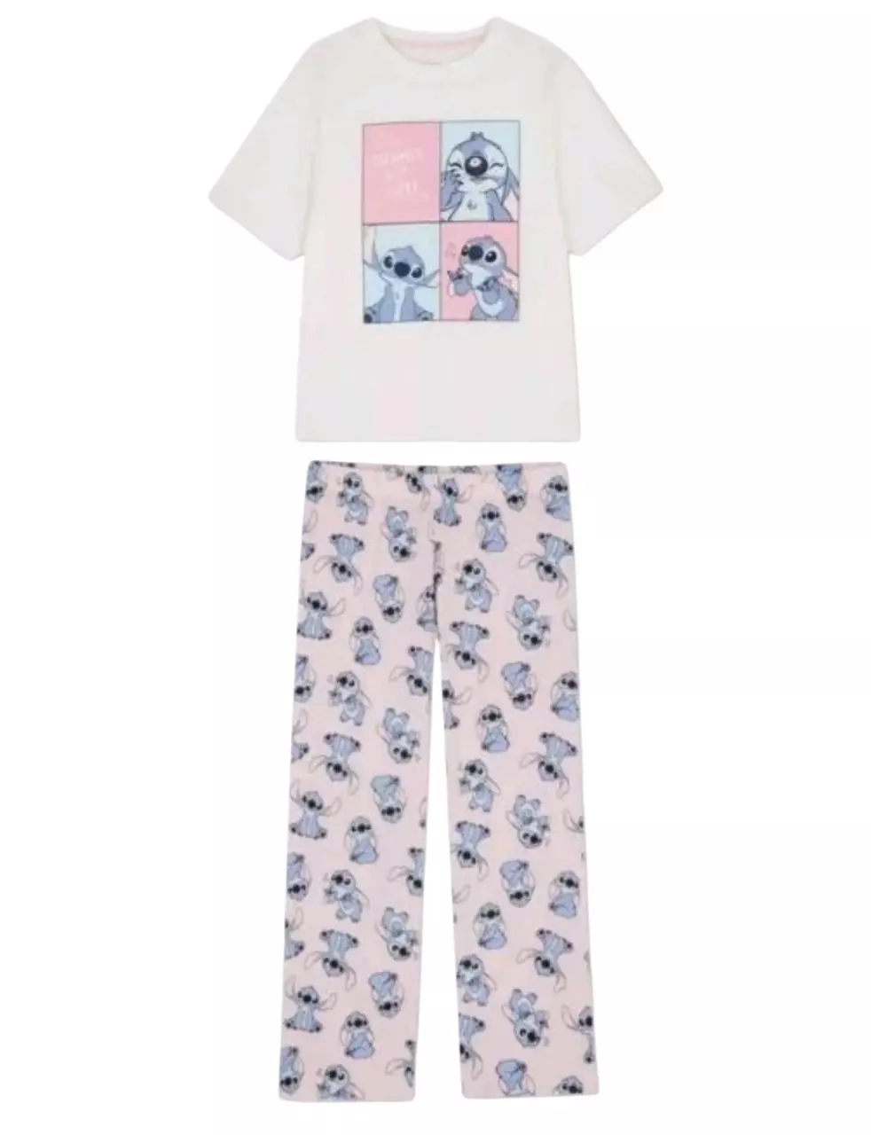 plant/Sz M Disney Lilo & Stitch Character Print Pajamas | Primark-1