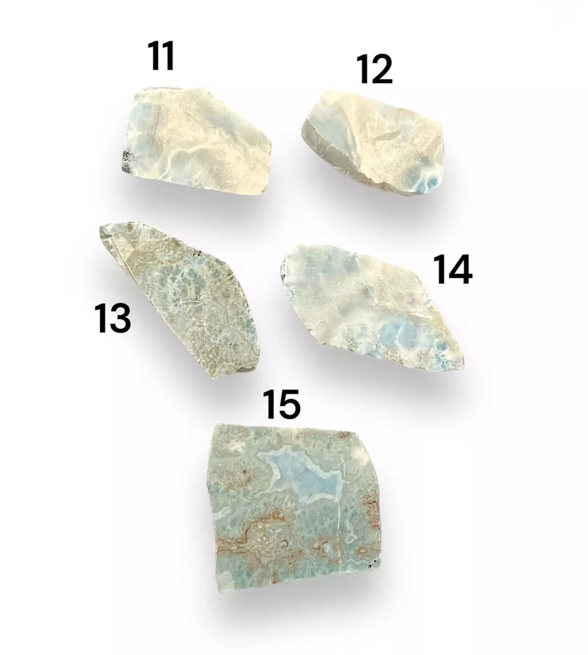 plant/$80 | 1 lb Lot of Larimar Slabs - wholesale value-3