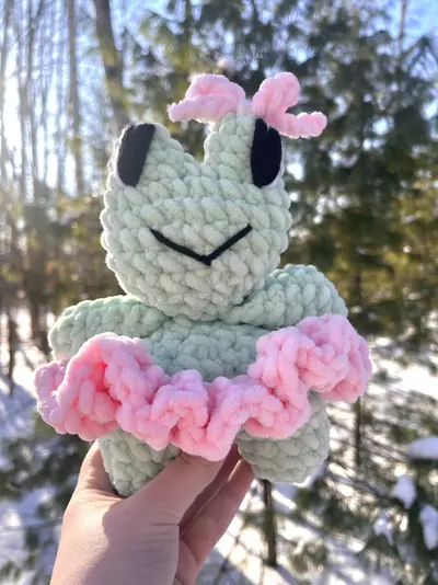 plant/✨Crochet Princess Frog in Tutu✨-0-thumbnail
