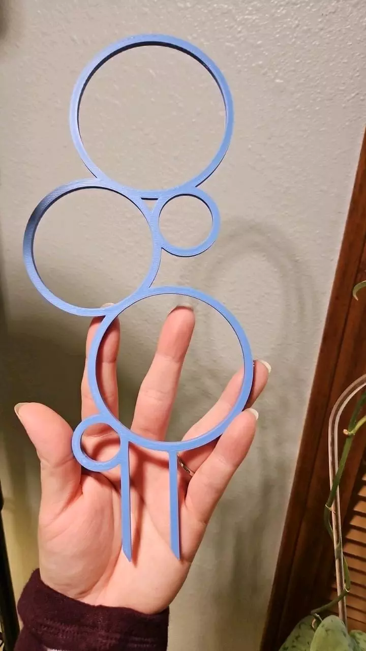 plant/Lavender Or blue  bubble trellis reversible-1