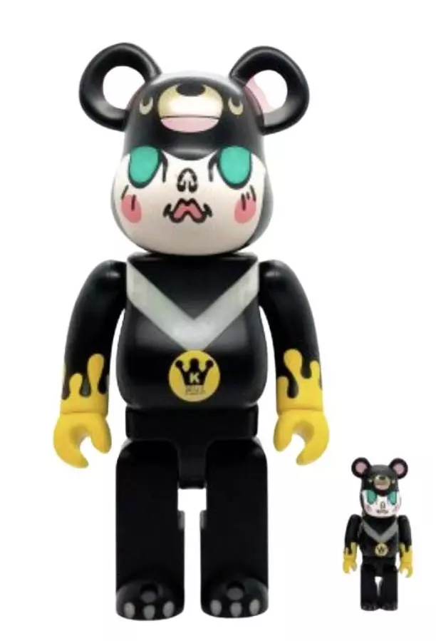 plant/Sealed 400% + 100% Bearbrck ~ Kennyswork Be@r brick Molly Bear Version Bearbrick-0