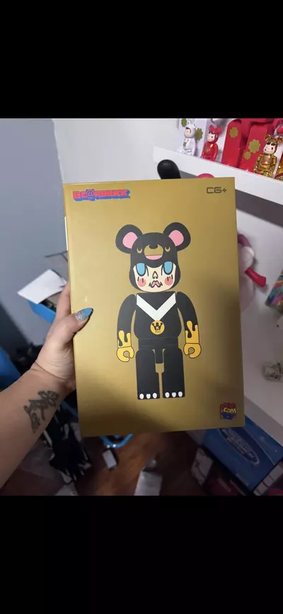 plant/Sealed 400% + 100% Bearbrck ~ Kennyswork Be@r brick Molly Bear Version Bearbrick-2-thumbnail