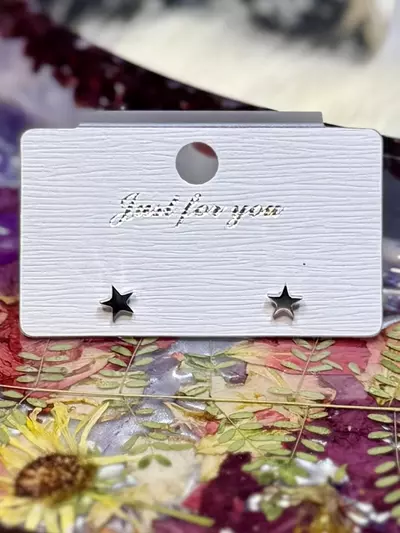 plant/Star earrings-0-thumbnail