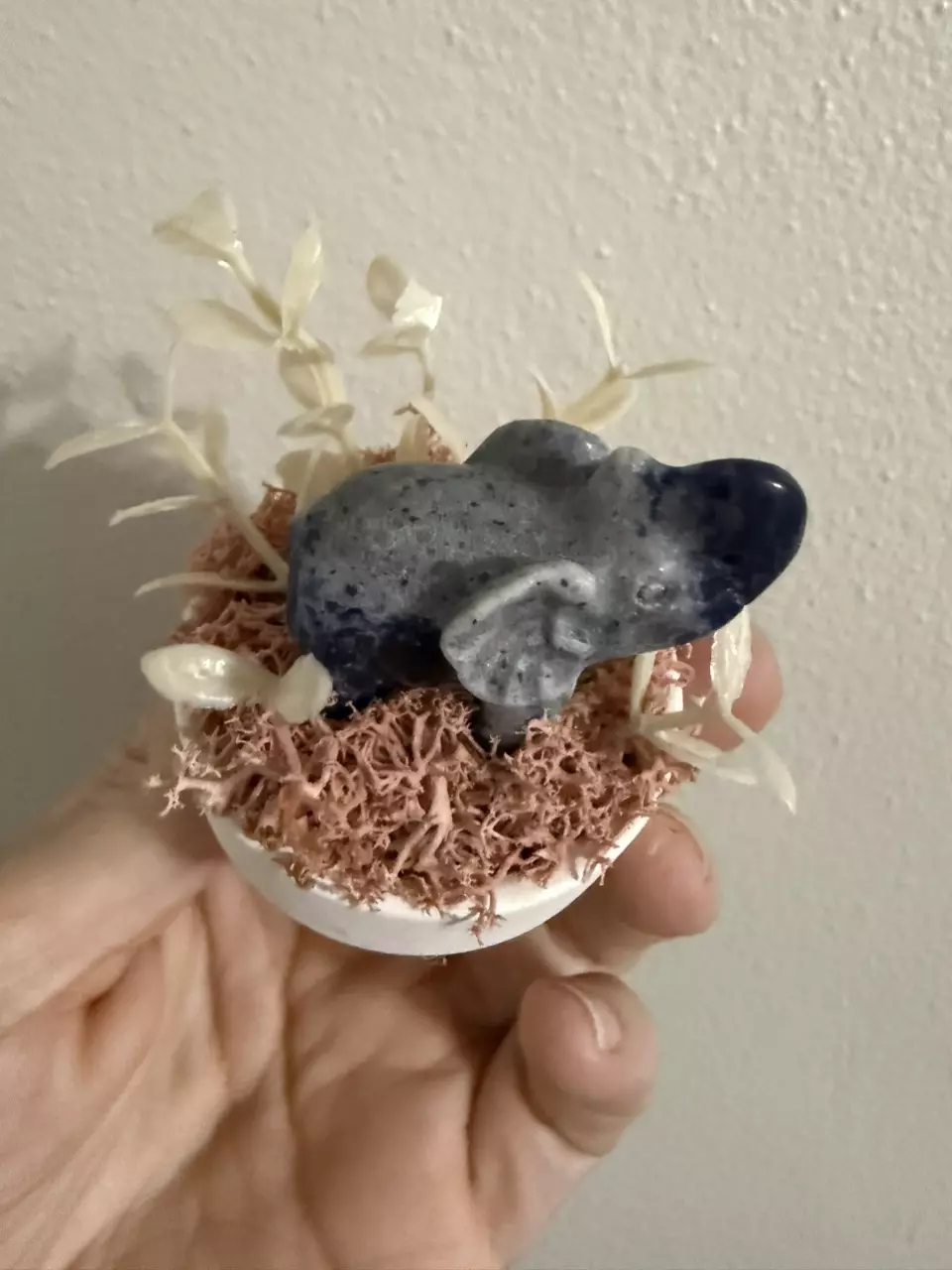 plant/Sodalite elephant flower pot-1