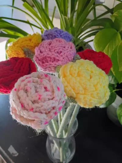 plant/Handmade crochet Roses-1-thumbnail