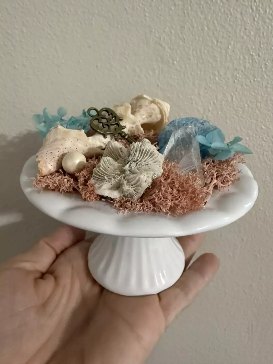 plant/Coastal themed cake stand-0