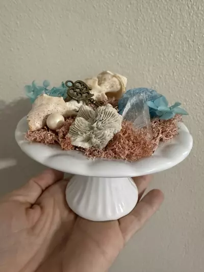 plant/Coastal themed cake stand-0-thumbnail